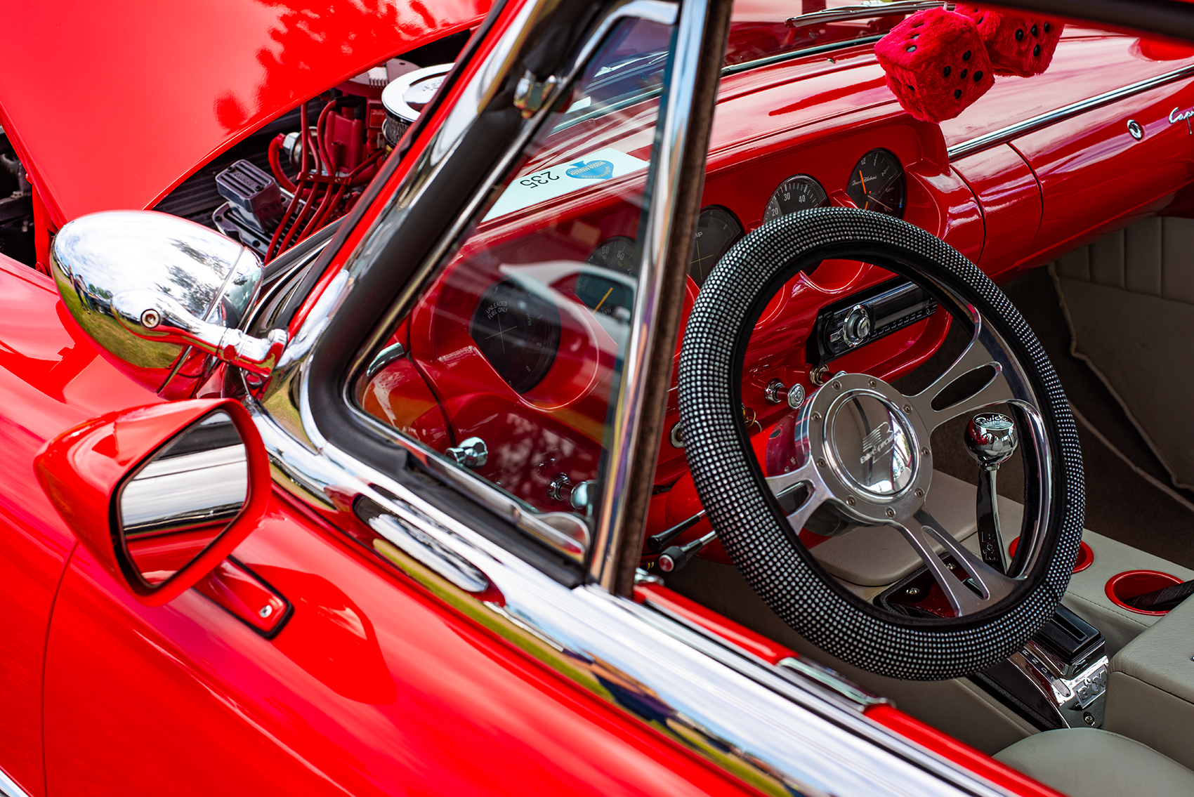 1955 Lincoln Capri dash